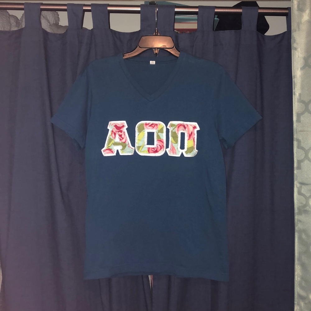 Aoii Jersey T-shirt . Letters.